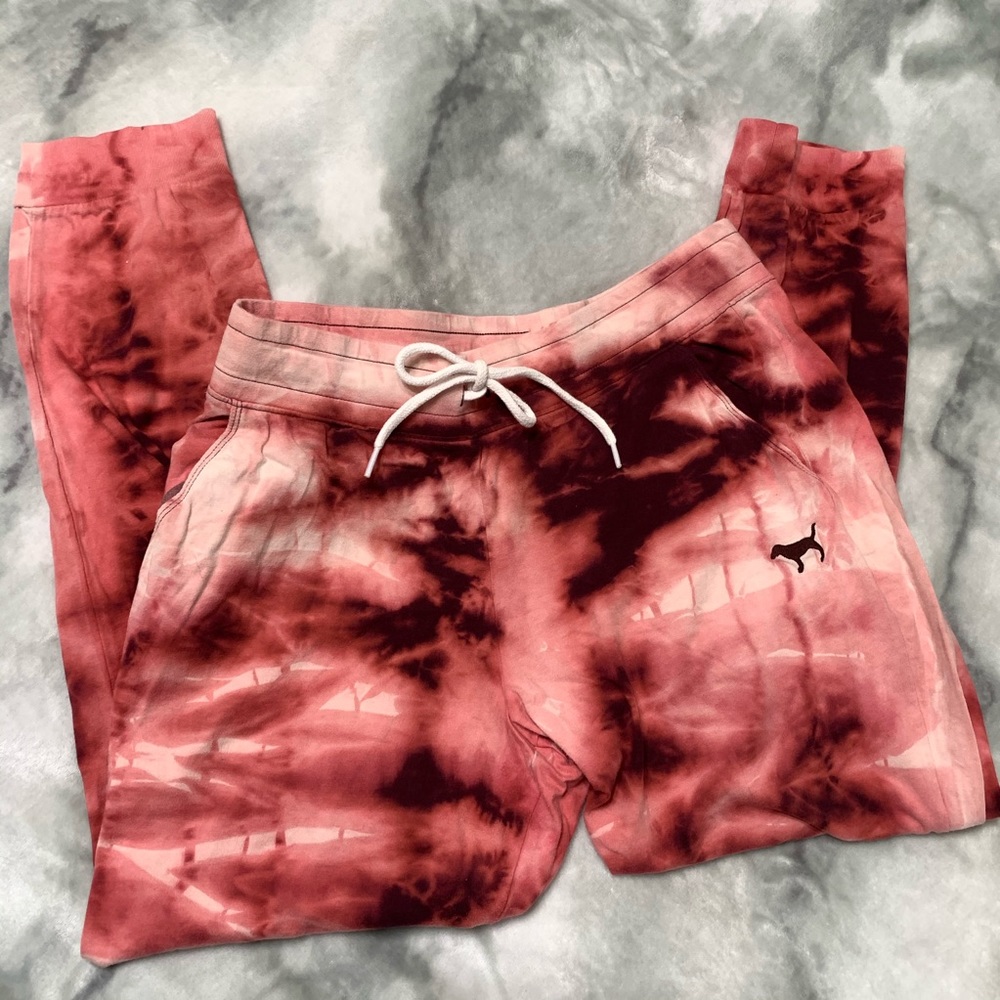 Bleach Dyed VS PINK Sweatpants